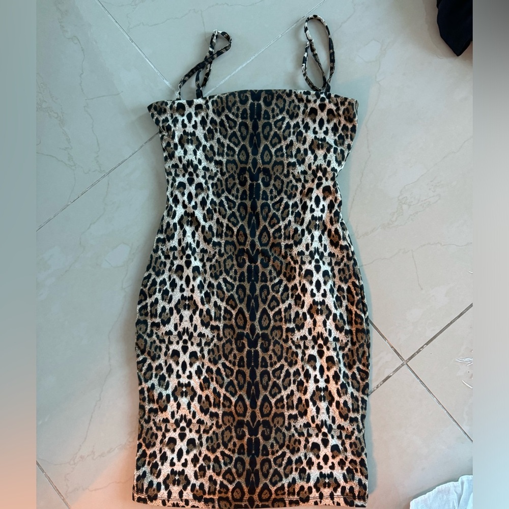 Cheetah Print Dress